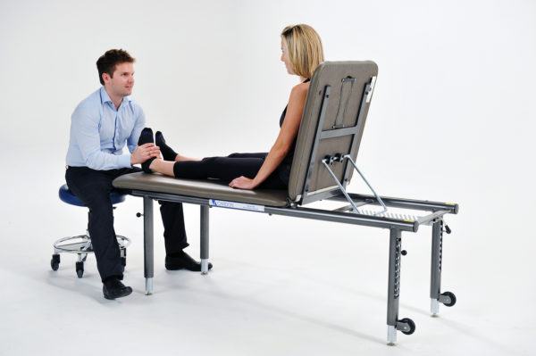adjustable height treatment table, aht, physical therapy, gas spring