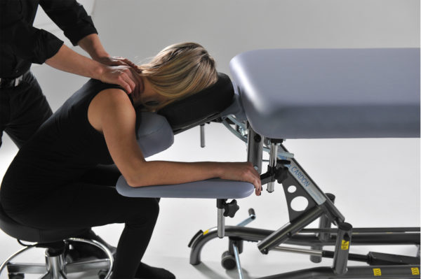 cosmos100 massage table, cosmos100, hi-lo massage table, massage therapy, head section, armrest