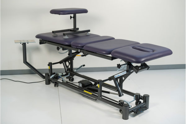 ttt, traction treatment table, flexion stool