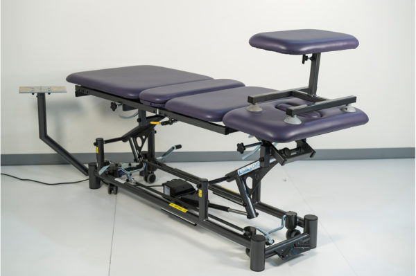 ttt, traction treatment table, flexion stool