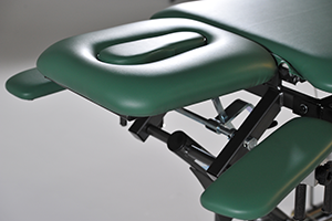 MPT Optional 3 piece head section, mpt, manual physical therapy, treatment table, hi-lo table