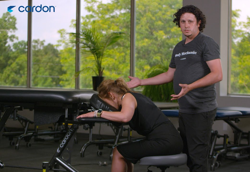 Optimizing The Cosmos Massage Table in the Reverse Seated Position